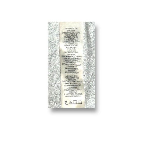 Calvin Klein M Gray Cotton Stretch Logo T-Shirt Dress Casual Shift Short Sleeve - Picture 7 of 8